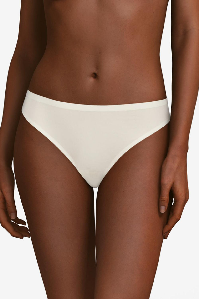 Chantelle Soft Stretch One Sized Thong, Ivory (2649)