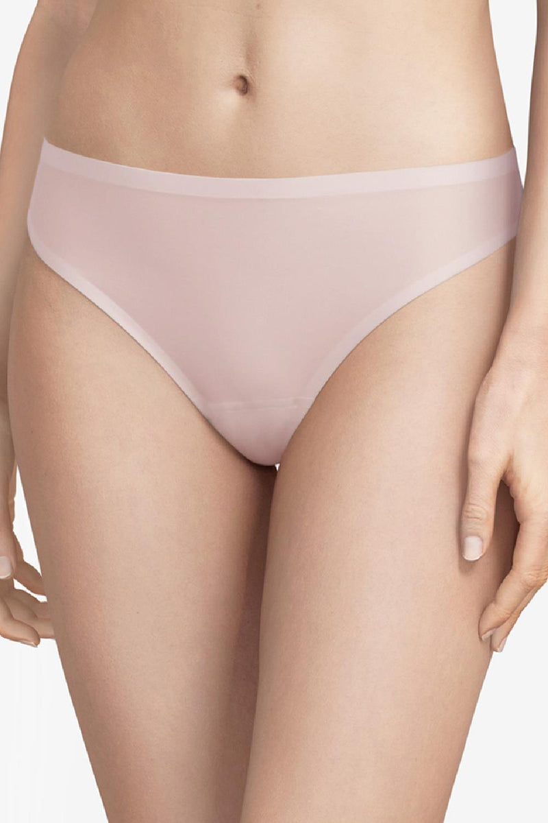 Chantelle Soft Stretch One Sized Thong, Blushing Pink (2649)