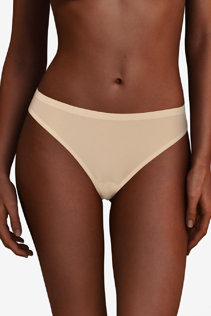 Chantelle Soft Stretch One Sized Thong, Nude (2649)