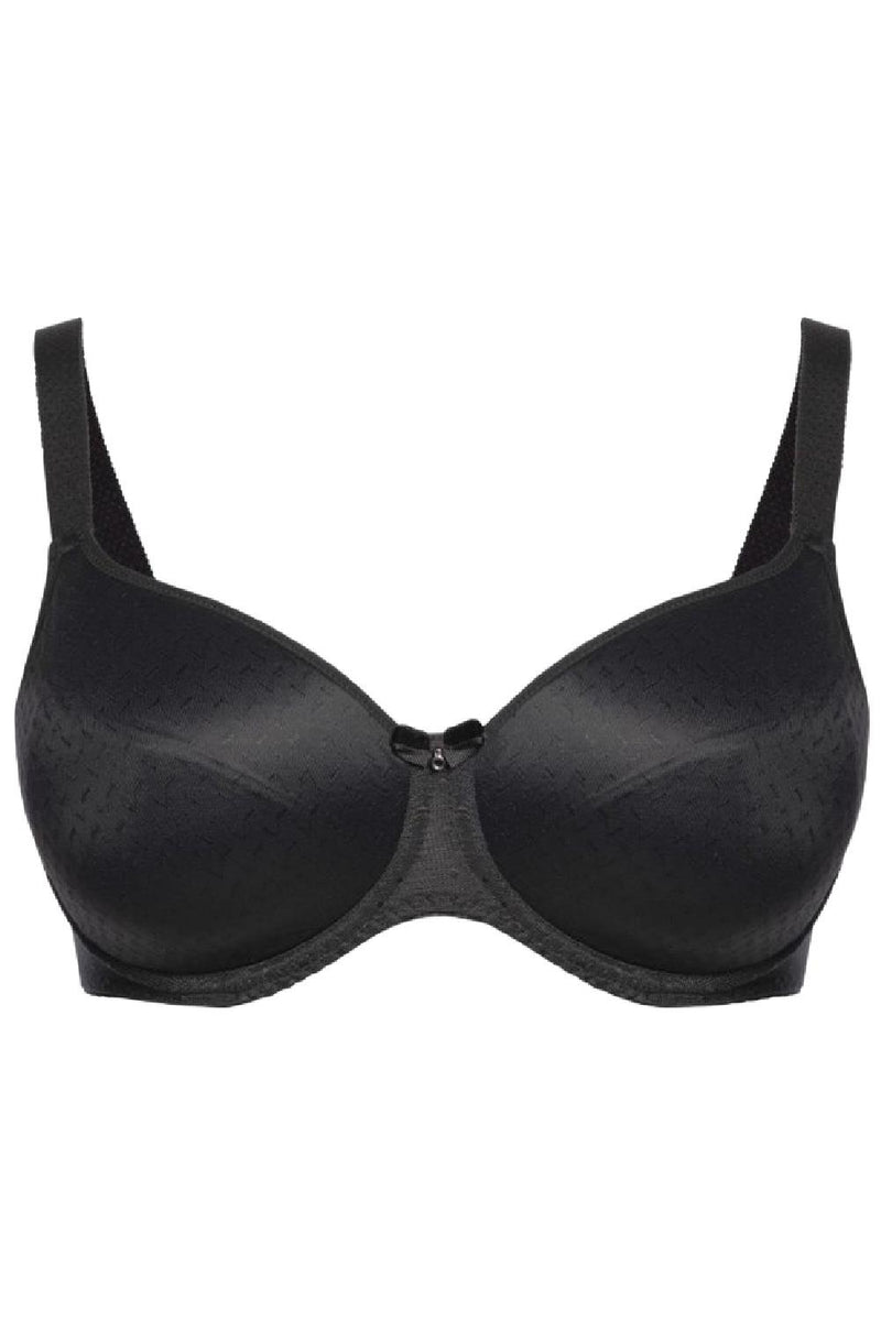 Ulla Meghan Full Cup Underwired Seamless Molded Bra, Black (3120)