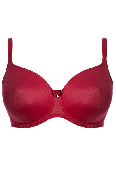 Ulla Meghan Full Cup Underwired Seamless Molded Bra, Fire (3120)