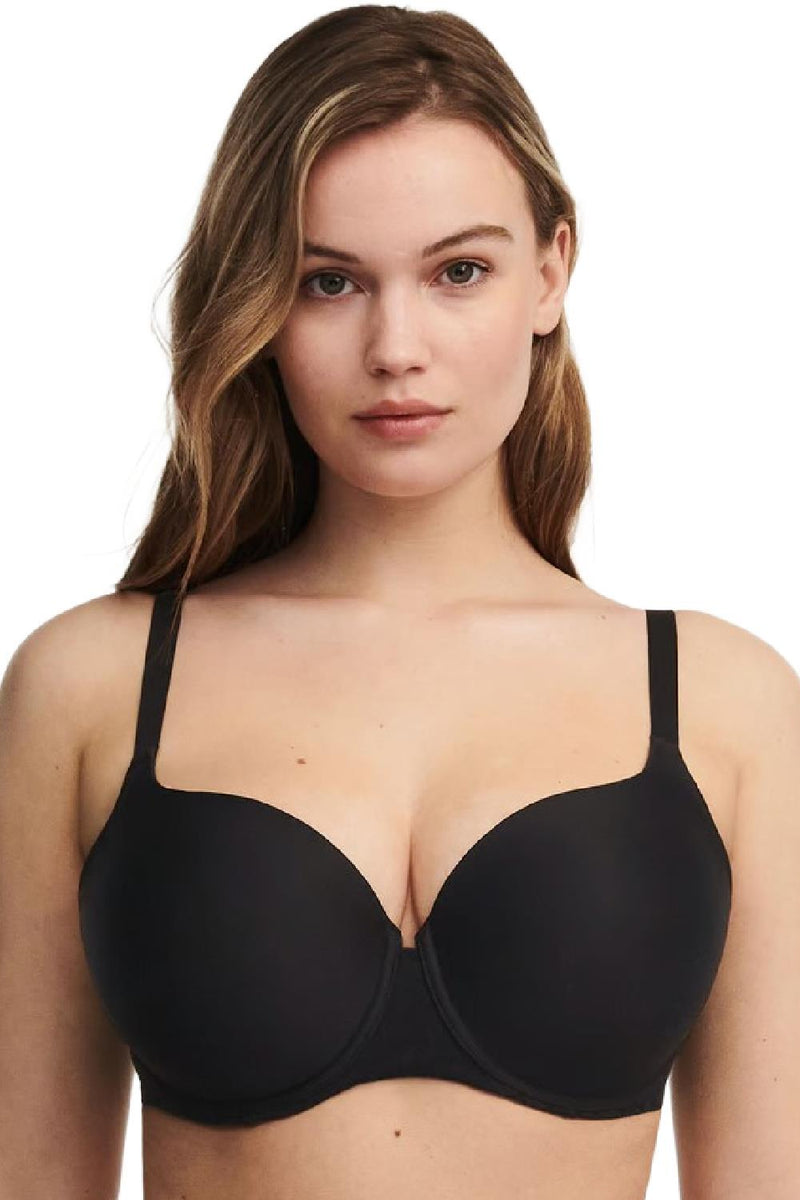 Chantelle Norah Comfort Smooth Sweetheart T-Shirt Bra, Black (C13FN0)