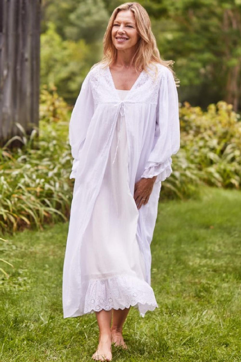 April Cornell Vivianne Robe, White (DGA5509U)