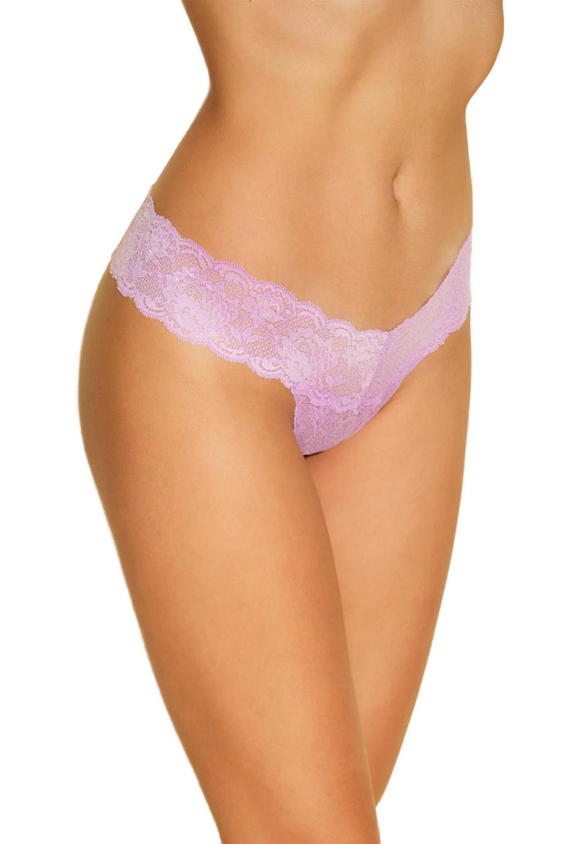 Never Say Never Cutie Low Rise Thong, Neela Flower (NEVER03ZL)