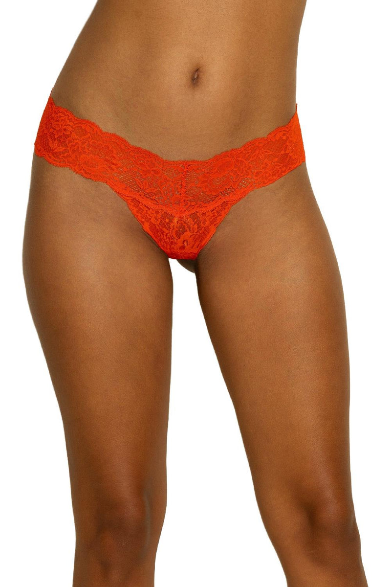 Never Say Never Cutie Low Rise Thong, Sicilian Orange (NEVER03ZL)