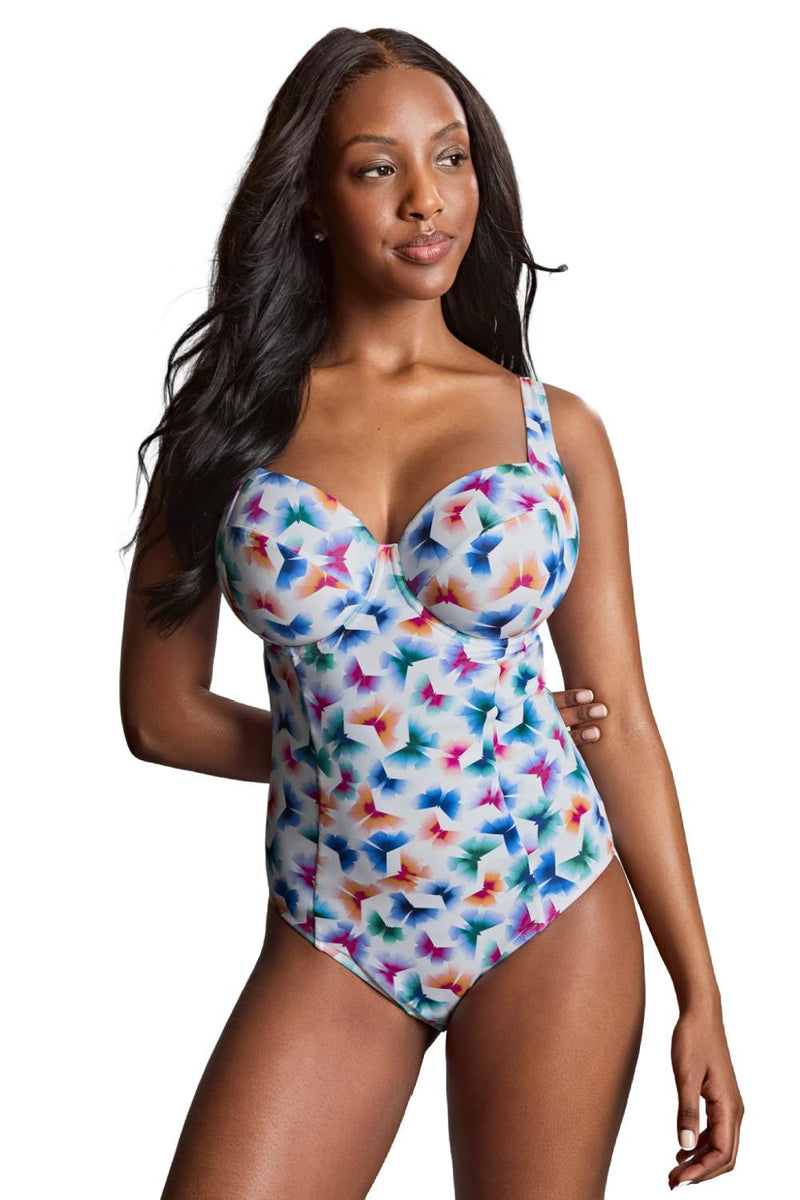 Panache Paloma Balcony Swimsuit, Flutter Print (SW1720B)