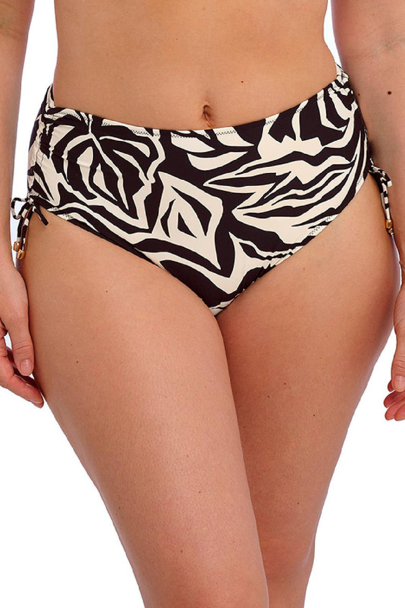 Fantasie Swim Aruba Nights Adjustable Bottom, Black/Cream (FS505378)