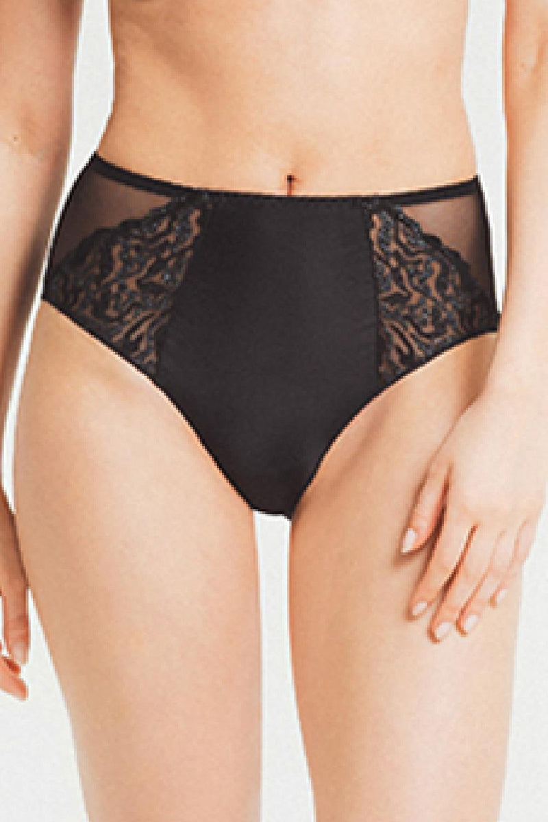 Louisa Bracq Electric Waves Full Brief, Black (49450)