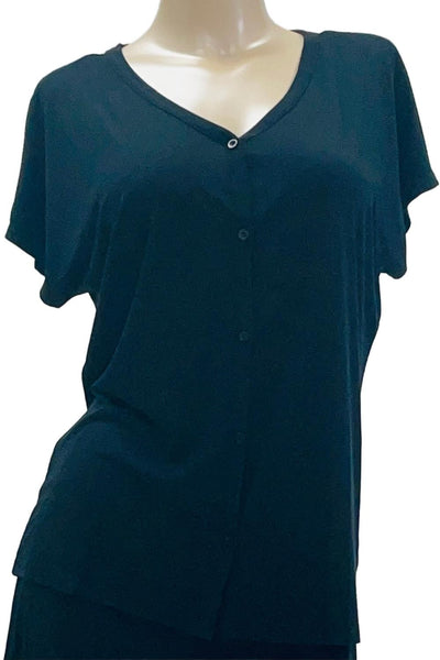 Cool Girl Midnight Majesty Short Sleeve Top, Black (C325103)