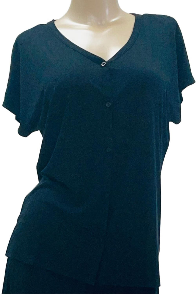 Cool Girl Midnight Majesty Short Sleeve Top, Black (C325103)
