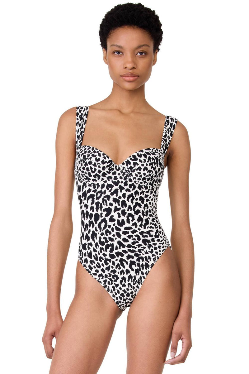 Kate Spade Regal Leopard One Piece Swimsuit, Animal (S2491)