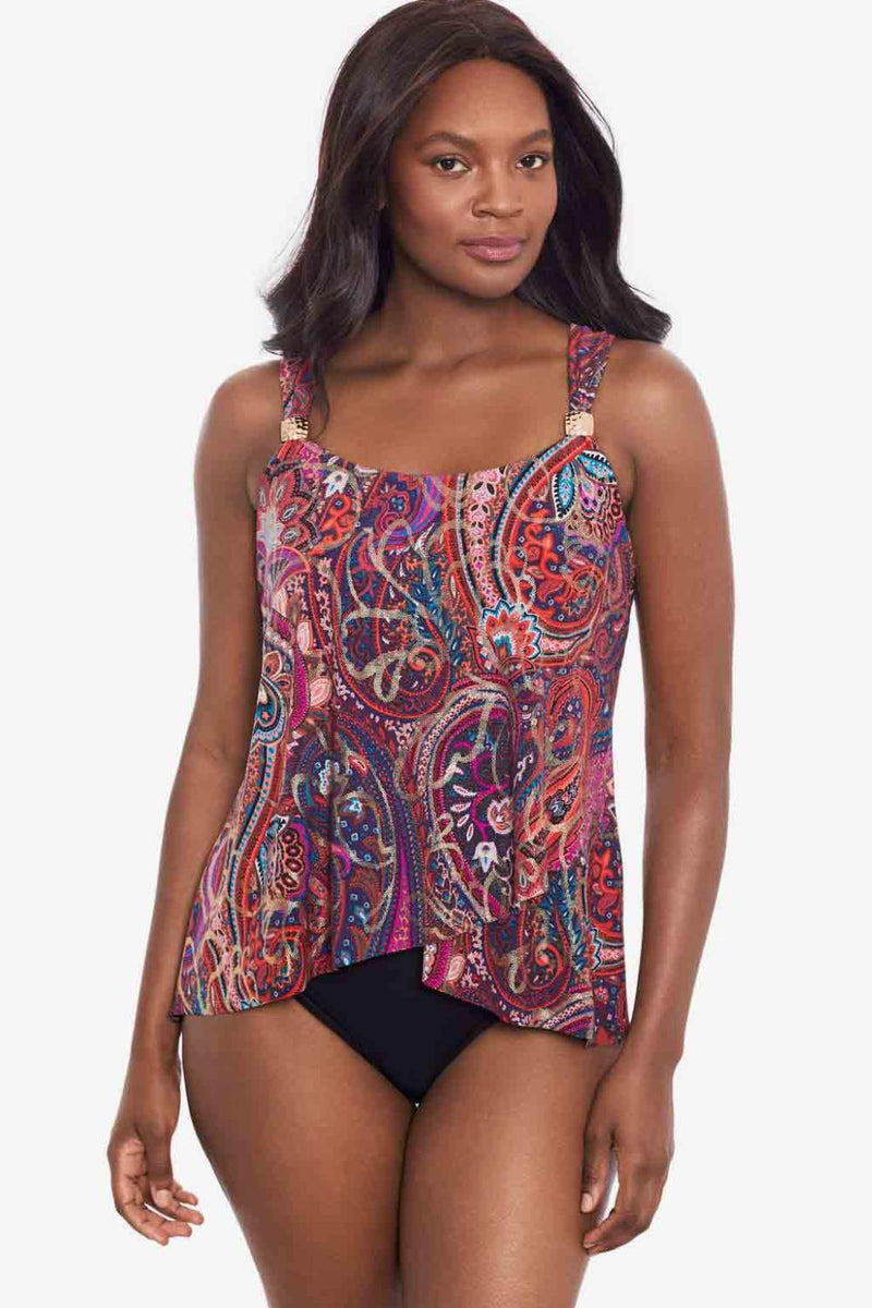Miraclesuit Dynasty Dazzle Tankini Top, Multi (6552326)