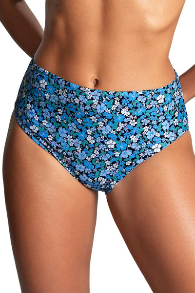 Panache Swim High Waist Bikini Bottoms, Posy Print (SW1755)