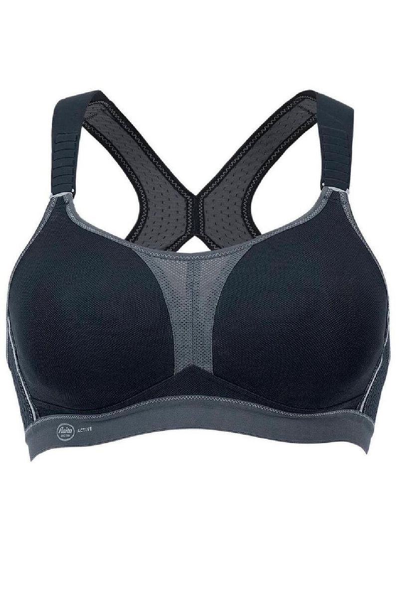 Anita DynamiXstar Racerback Sports Bra 5537 Black/Anthracite