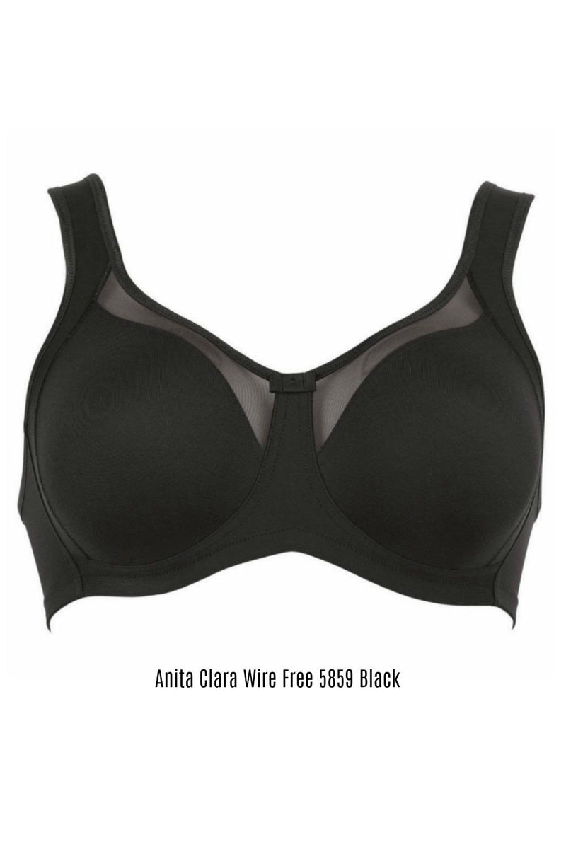Anita Clara Seamless Wire-Free Bra, Black (5859)
