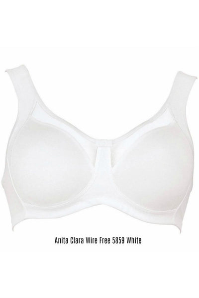 Anita Clara Seamless Wire-Free Bra, White (5859)