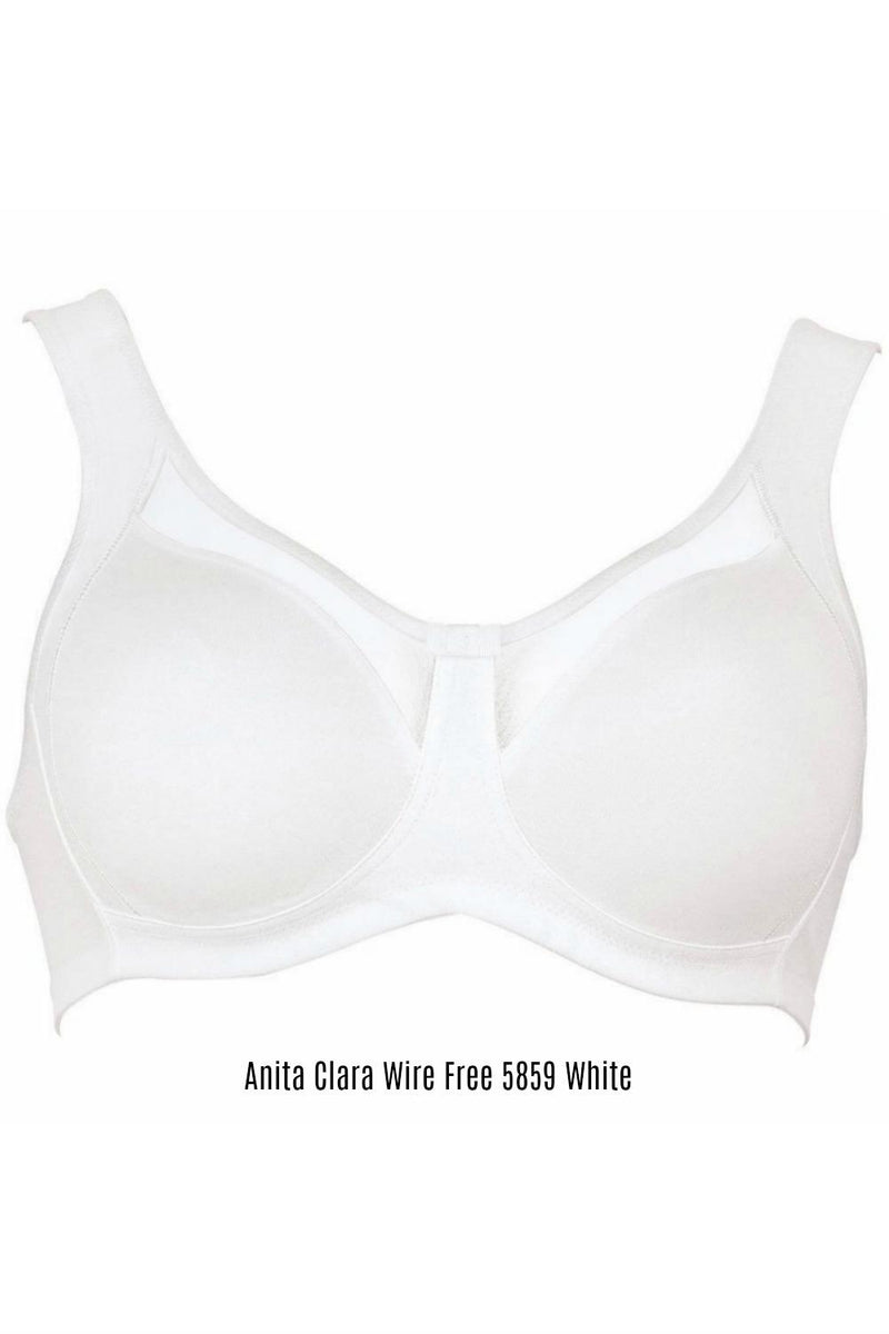 Anita Clara Seamless Wire-Free Bra, White (5859)