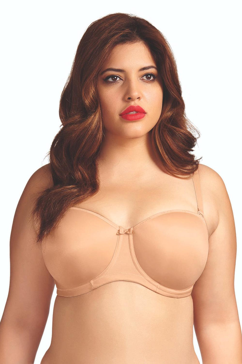 Elomi Smoothing Moulded Strapless Bra, Nude (1230)