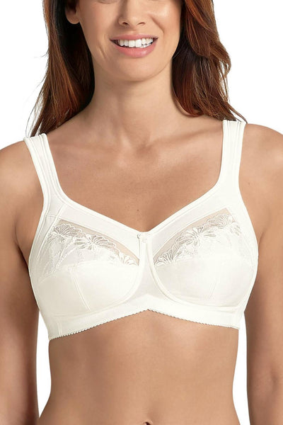 Anita Safina Embroidered Wire-free Mastectomy Bra, Crystal (5349X)