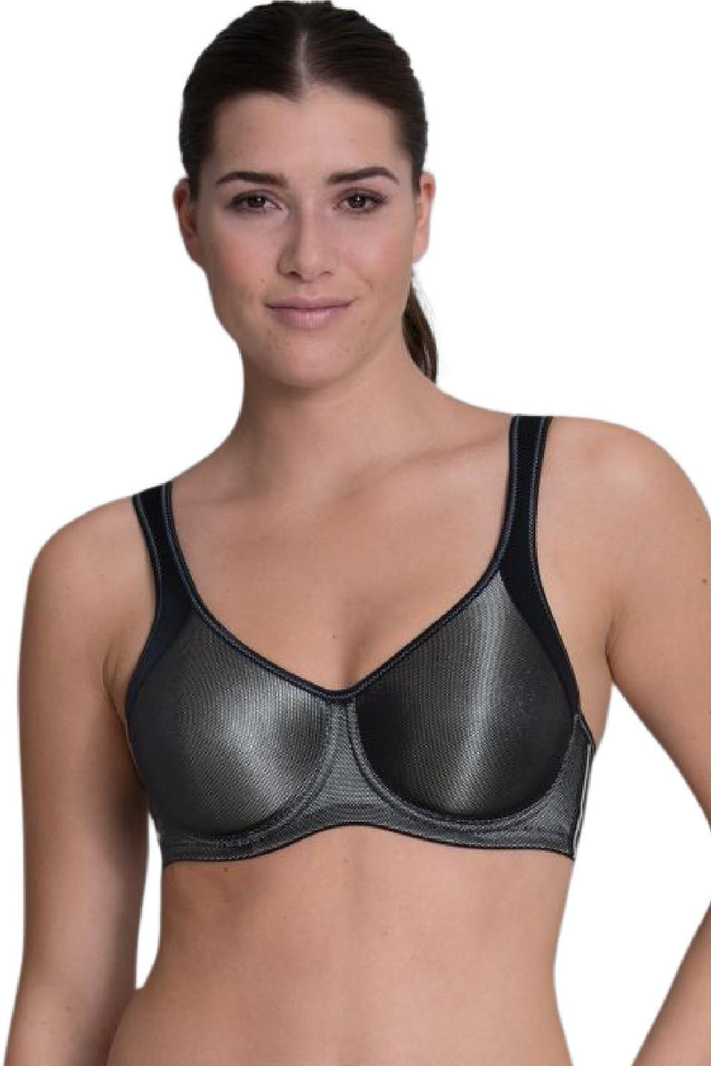 Anita Active Momentum Wired Sports Bra 5519 Black – My Top Drawer