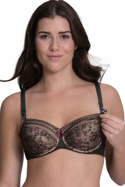 Anita Fleur Underwire Nursing Bra, Black (5053)