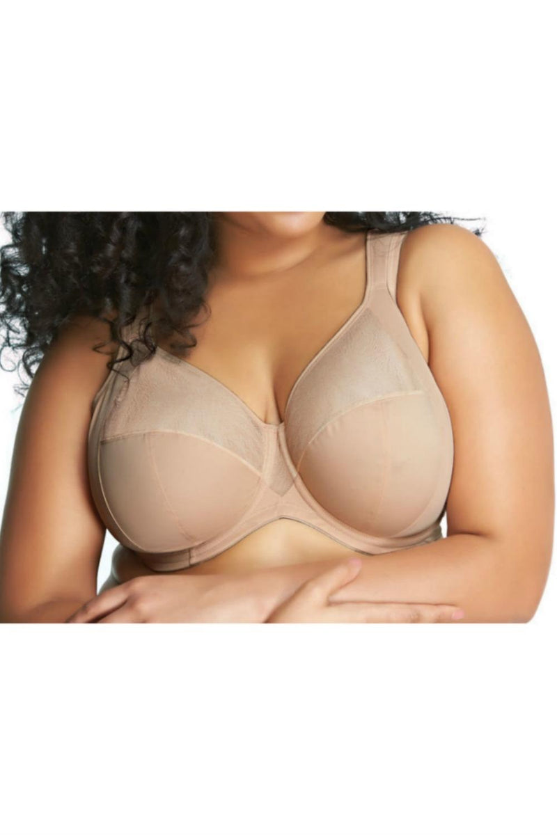 Goddess Heather Banded Underwire Bra, Sand (6060)