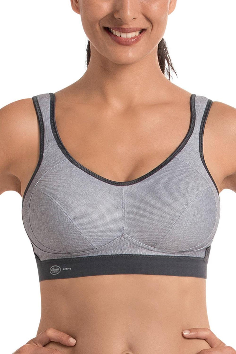 Anita Maximum Support - Extreme Control Sports Bra, Heather Grey (5527)