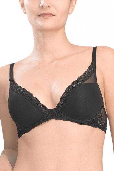 Natori Feathers Plunge Bra, Black (730023)