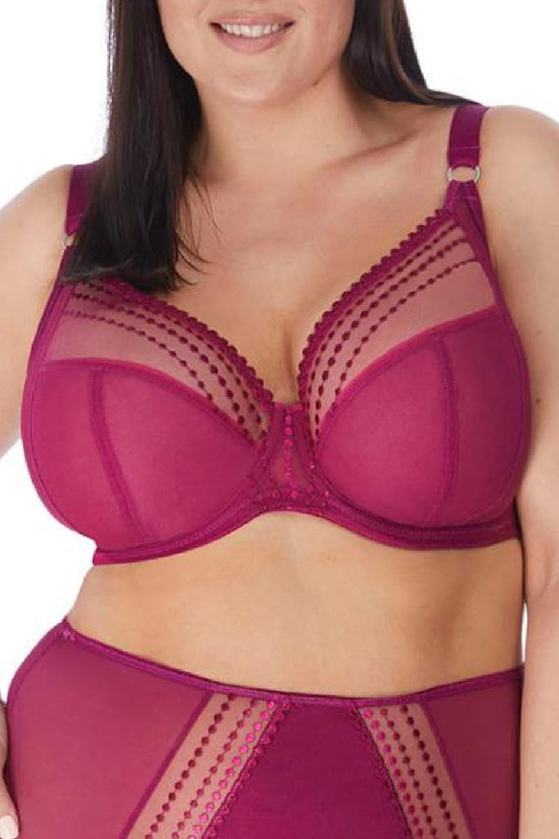 Elomi Matilda Convertible Plunge Bra, Berry (EL8900)