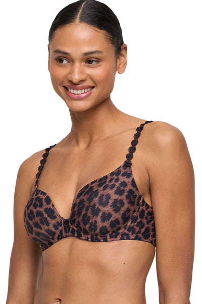 Marie Jo Tom Padded Heart Shaped Bra, Fauve (0120826)