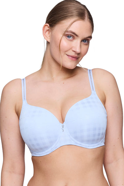 PrimaDonna Twist Chikone Padded Heartshaped Bra, Heaven Blue (0242450)