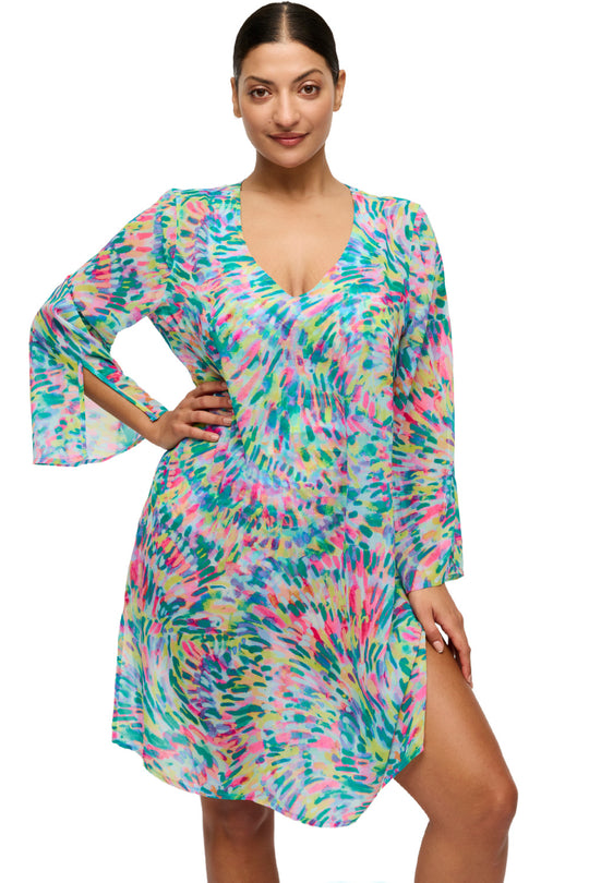 PrimaDonna Swim Douala Kaftan, Impressionist Summer (4014084)