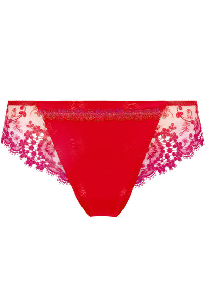 Simone Perele Wish Bikini Brief, Rainbow Red (12B720)