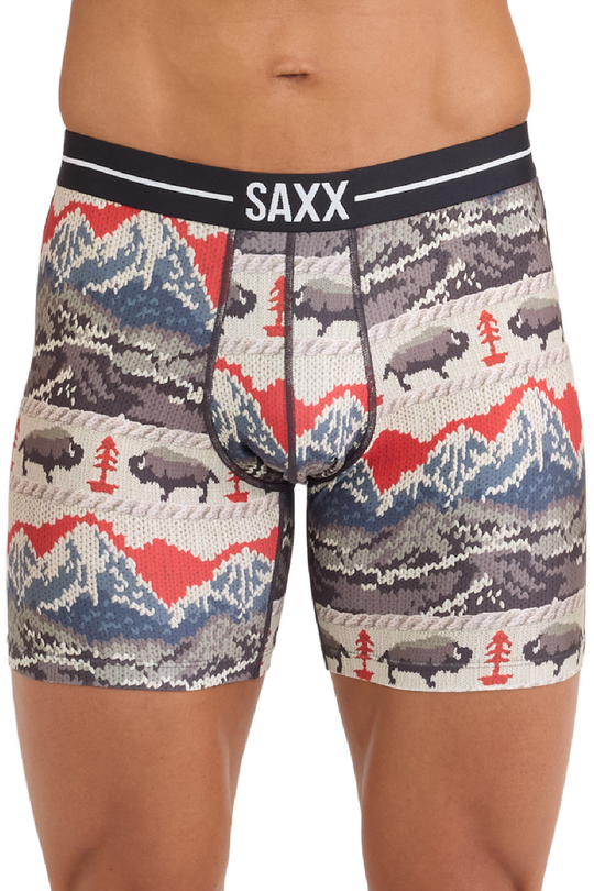 SAXX Volt Breathable Mesh Boxer SXBB85-HSC (Hiking Sweater-Cream)