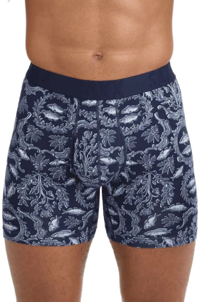 SAXX DropTemp® Cooling Cotton Boxer SXBB86F-BDN (Backsplash-Dark Ink)