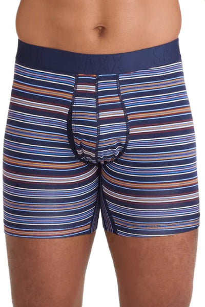 SAXX DropTemp® Cooling Cotton Boxer SXBB86F-VIS (Vivid Stripe-Maritime)