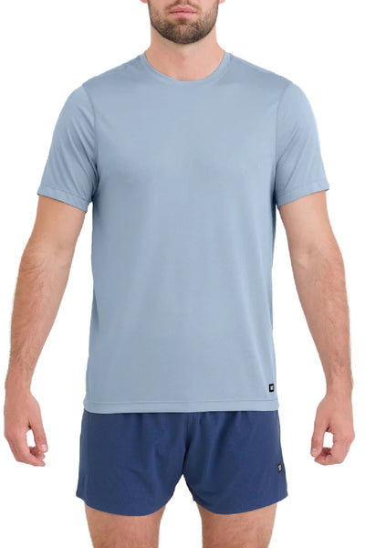 SAXX Multi Sport UPF Performance T-Shirt, Blue Fog (SXMS20-BFG)