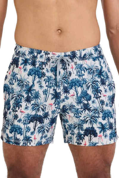 SAXX Oh Buoy 5" Swim Shorts SXSW03L-PMW (Palm Mix-White Sand)
