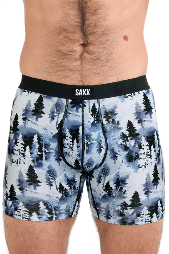 SAXX Vibe Dropstop Xtra Boxer Brief  SXVX24F-FOI (Forest Land-Midnight Blue)