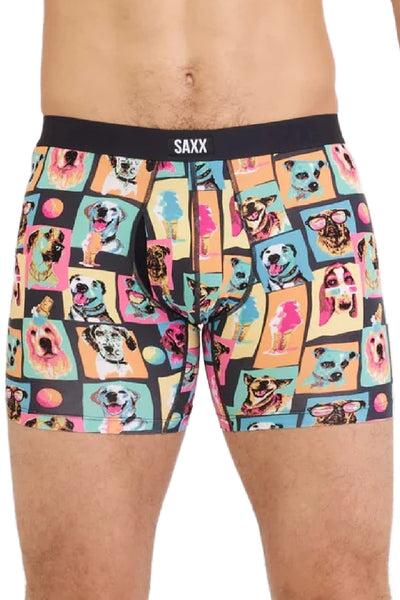 SAXX Vibe Dropstop Xtra Boxer Brief SXVX24F-SDS (Summer Dogs of Saxx)