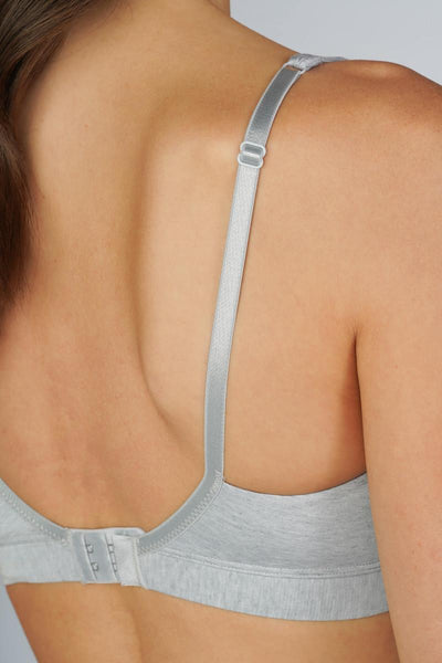 Mey Mood Wireless Triangle Bra 44865 Mid Grey Melange
