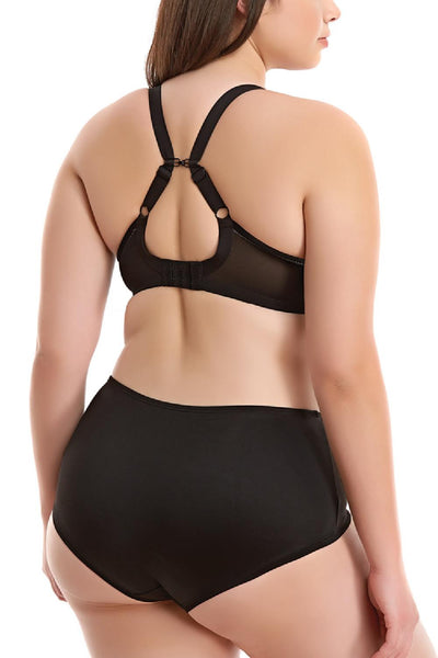 Elomi Bijou Banded Contour Bra, Black (EL8722)