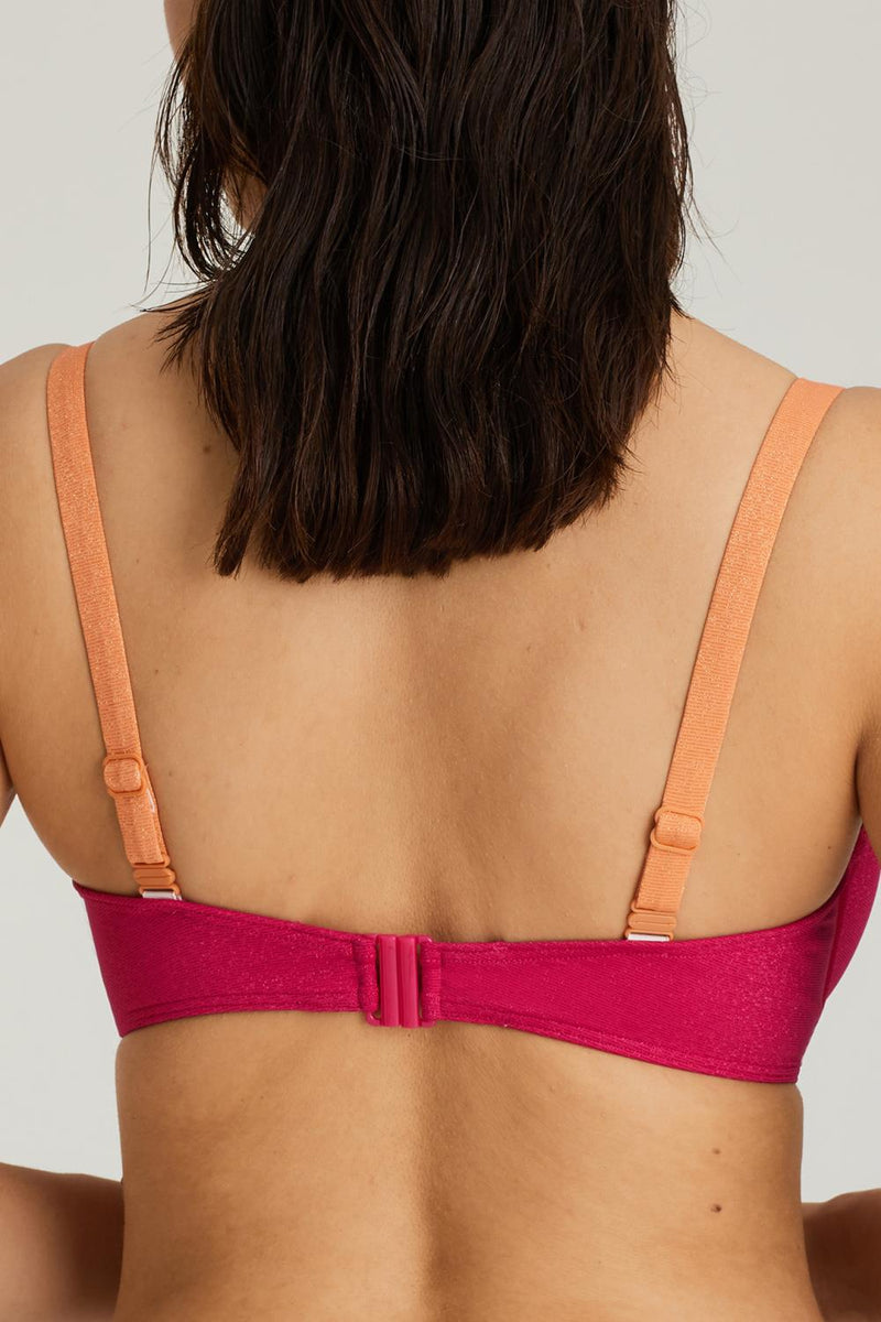 PrimaDonna Swim Tanger Padded Balcony Top, Pink Sunset (4006816)