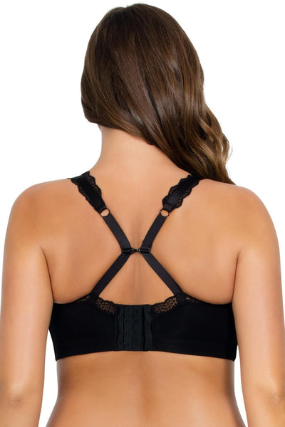 Parfait Dalis Wire Free Bralette, Black (P5641)