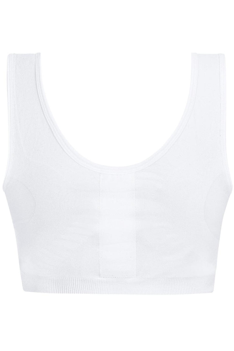 Amoena Leyla Post-Surgical Compression Bra, White (44605)