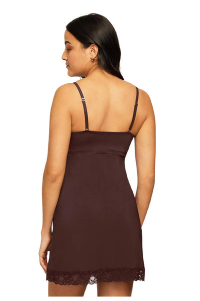 Montelle Bust Support Chemise, Cocoa (9394)