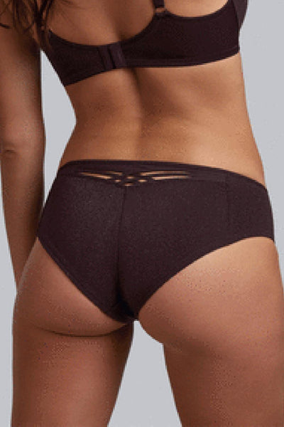 Marlies Dekkers Dame de Paris Brazilian Briefs, Aubergine (35533)