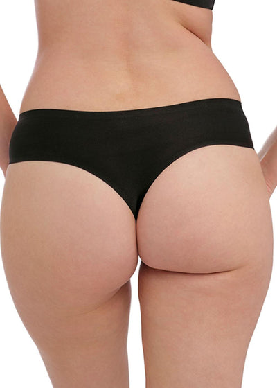 Fantasie Smoothease Invisible Stretch Thong, Black (FL2327)