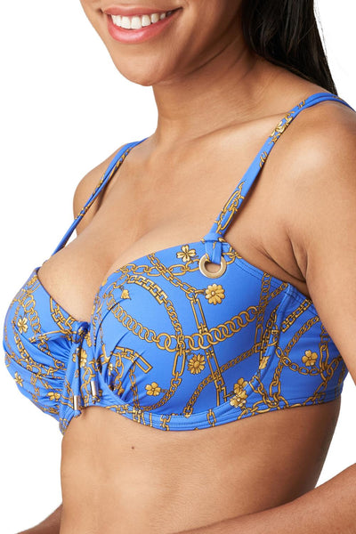 PrimaDonna Swim Olbia Padded Balcony Bikini, Electric Blue (4009116)