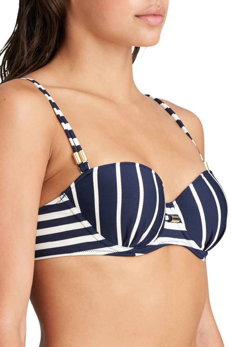 Marie Jo Swim Cadiz Bikini Strapless Padded Top, Water Blue (1005218)